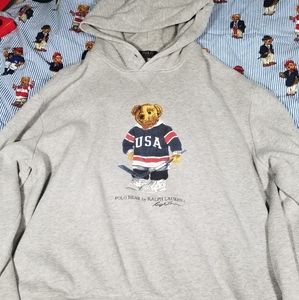 Ralph Lauren Polo Bear Hoodie Sz XL